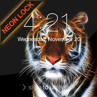 Animals Neon Lock Screen icon