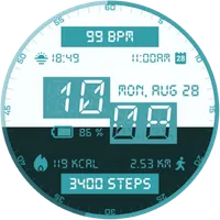Neon Digital 108 Watch Face icon
