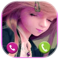 Cute Dolls fake call icon