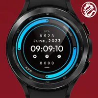 Stylish sport watch face D4 icon