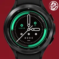 Sporty analog watch face D5 icon