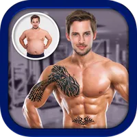 Men Body Styles SixPack tattoo icon