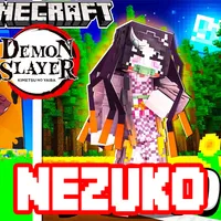 Nezuko Demon Skin Mod For MCPE icon