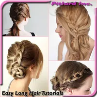 easy long hair tutorials icon