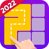 Fill Square:one line puzzle icon