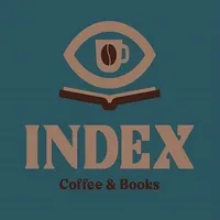 Index coffee and books icon