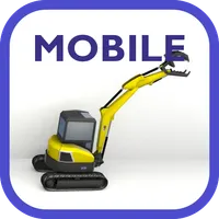 Hydraulic excavator training icon