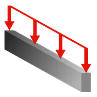 SS Beam Dist Load icon