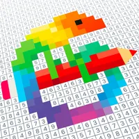 Pixel Art - color by number icon