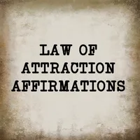 Law of attraction affirmations icon