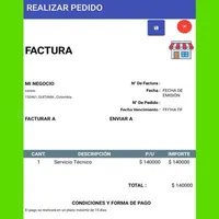 factura digital PDF icon