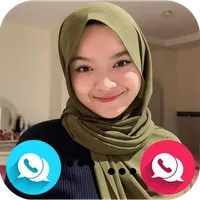 Fake Call Cewek Cantik imut icon