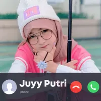 Juyy Putri Fake Call & Video icon