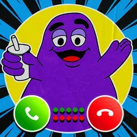 Grimace Fake Call Video Shake icon