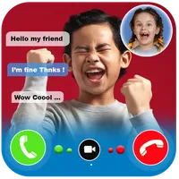 Farel Fake call video & chat icon