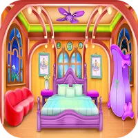 fast cleaning home room game icon