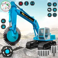 Heavy Excavator Rock Mining icon