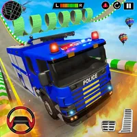 American Fire Truck Stunt Game icon