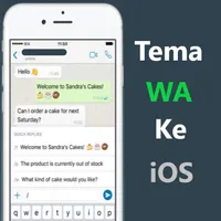 Cara Tema WA ke iOS icon