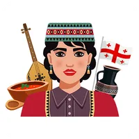 Numbers in Georgian language icon