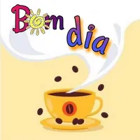 bom dia adesivos icon