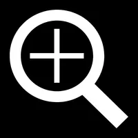 白黒拡大鏡 icon