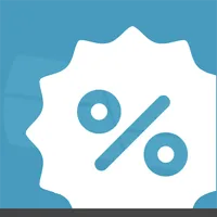 Discount shopping calculation icon