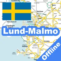 LUND MALMO TRAIN BUS MAP icon