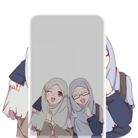 Cartoon muslimah wallpaper icon