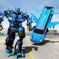 police limousine robot Games icon