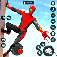 Flying Rope Hero: Spider Games icon