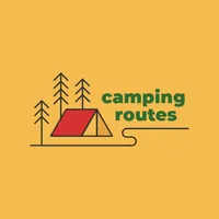 Camping routes icon