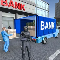 Bank Money Transfer Van Driver icon