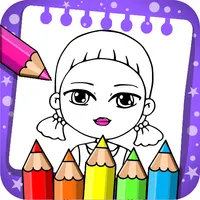 456 Squid Game Coloring icon