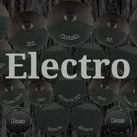 Electronic drum kit icon