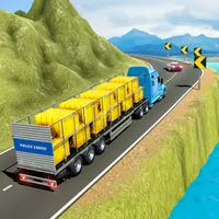 Gold Transport Truck Games 3D icon