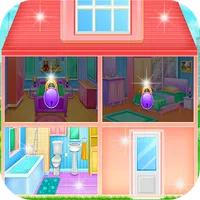 games girls room cleaning icon