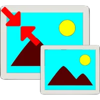 Resize photo icon