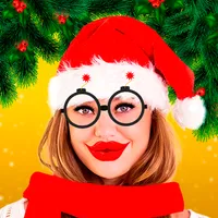 Christmas photo editor icon