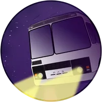 Flying Bus Space Invader icon