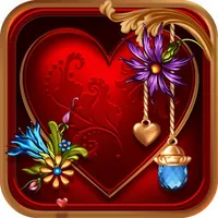 NEXT TSF LAUNCHER RED GOLD HEA icon