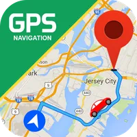 GPS Navigation: Road Map Route icon