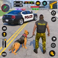 US Police Dog City Crime Chase icon