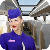 Waitress Coach Bus Simulator icon