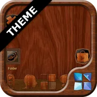 Next Launcher Wood Theme icon