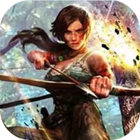 Girl gunfight icon