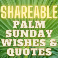 Shareable Palm Sunday Wishes icon