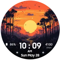 The Sunset Digital Watchface icon