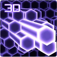 Neon Hex Cells Live Wallpaper icon