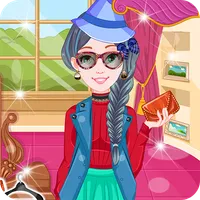 Hairstyle girls games icon